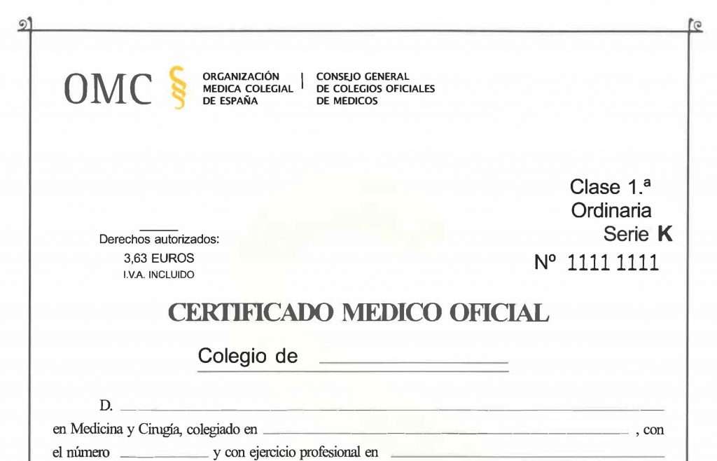 Venta de Certificados - Colegio de Médicos