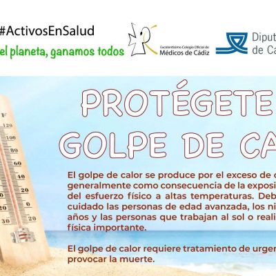 CARTEL GOLPE DE CALOR ACTIVOS EN SALUD 2023