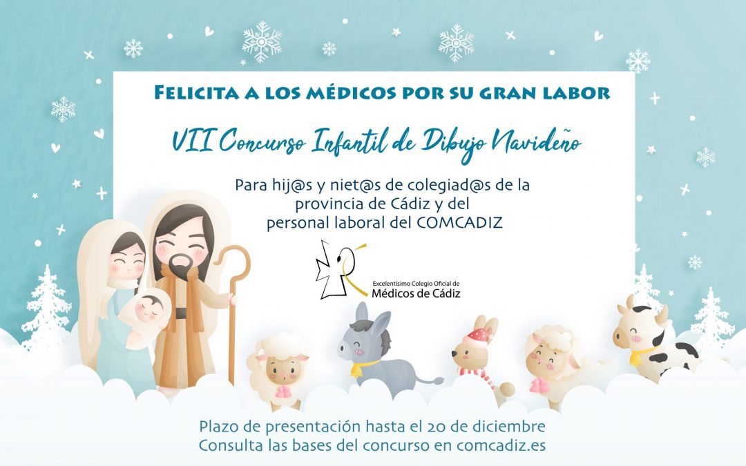 El COMCADIZ convoca el VII Concurso de Dibujo Infantil, dedicado a homenajear la labor de los médicos durante este año