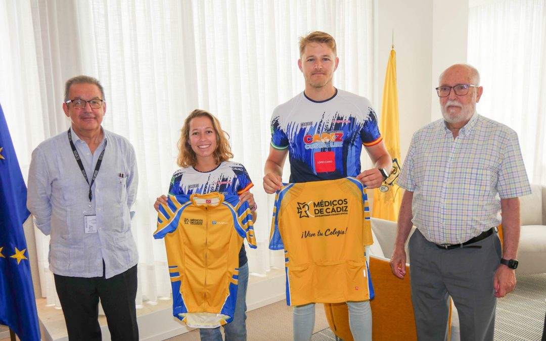 El COMCADIZ debutará en el Campeonato de España de Ciclismo para Médicos con el equipo formado por Marta Rebollo y Rafael Ponce